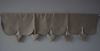 Valance coeur lin fonc 90 cm Aux Cotonnades de Mathilde