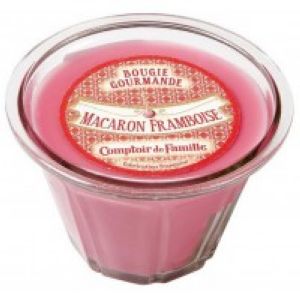 Bougie gourmande Macaron Framboise Comptoir de Famille