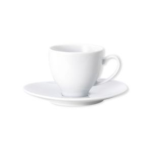 Tasse à café +s/tasse PILA blanc 10cl