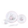 Coffret repas Oursons Amoureux rose Mathilde M