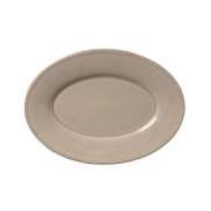 Plat ovale Constance  mastic 35cm Coté Table