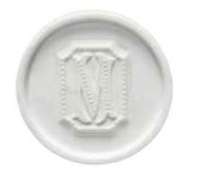 Porte savon rond collection Perle Mathilde M