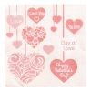 Serviette papier Coeur Clayre & Eef