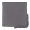 Serviette petit volant grise X6 Blanc Mariclo