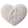 Dcor fondant Coeur brod senteur Coeur D'ambre Mathilde M