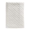 Serviette de bain douceur florale blanche Mathilde M