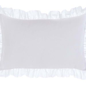 Coussin rectangulaire blanc Fru Fru Blanc Mariclo