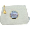 Trousse de toillette GM mdaillon en tissu Iles Marquises Mathilde M