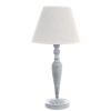 Lampe Abat jour cru haut 51,5cm Blanc Mariclo