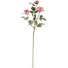 Rose Adélaïde 3 tiges rose verte H68cm