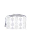 Trousse de toillette rectangulaire PM Courtisanes grise Mathilde M