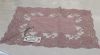 Napperon dentelle corinzio rose antique 25x35cm