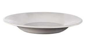 6 Assiettes à pâtes Constance Gris Perle Coté Table