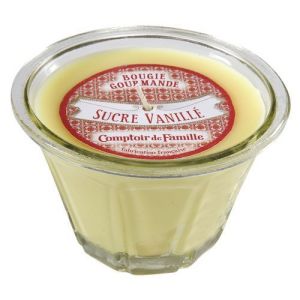 Bougie gourmande Sucre vanillé Comptoir de Famille