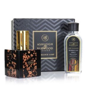 Coffret lampe Midnight Rose Gold+ parfum Epices du Maroc 