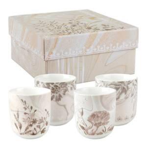 Coffret 4 tasses expresso Palazzo Bello Mathilde M
