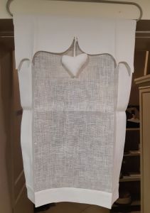 Brise bise chapiteau blanc 45x70cm Aux Cotonnades de Mathilde