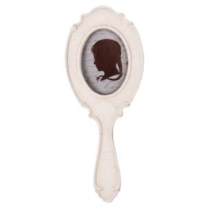 Cadre photo écru miroir à main Clayre & Eef