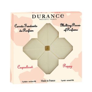 Carrés Fondants Parfum Coquelicot Durance