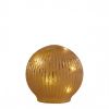 Boule mercurisée lumineuse MM doré Mathilde M