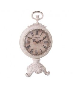 Pendulette Baroque blanc antique Antic Line