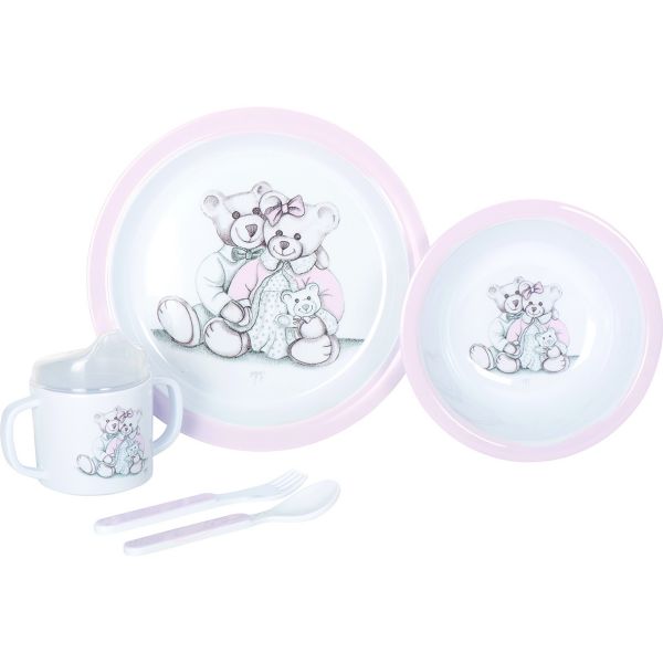 Coffret Repas Amour D Oursons Rose Mathilde M Cote Deco Cote Jardin Coffret Repas Amour D Oursons Rose Mathilde M Cote Deco Cote Jardin