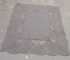 Napperon dentelle corinzio gris antique 25x35cm