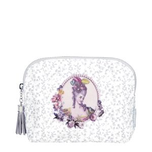 Trousse de toillette élégante PM Courtisanes grise Mathilde M