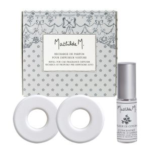 Recharge pour diffuseur voiture Fleur de coton Mathilde M
