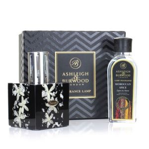Coffret lampe Midnight Silver Jasmine + parfum Epices du Maroc 