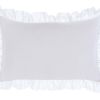 Coussin rectangulaire blanc Fru Fru Blanc Mariclo