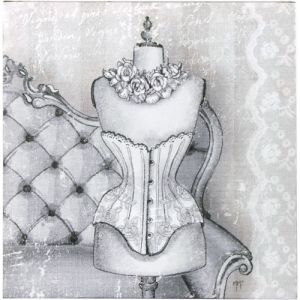 Toile sur chassis 30x30cm Boudoir 2