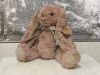  Peluche Maylis beige foncé lapin