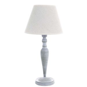 Lampe Abat jour écru haut 51,5cm Blanc Mariclo