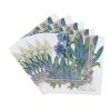 Serviettes en papier fleurs Blanc Mariclo