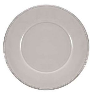 Assiette plate x6 Constance grise