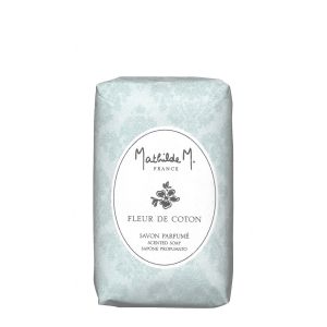 Savon parfumé Cachemire Collection senteur Fleur de Coton  Mathilde M