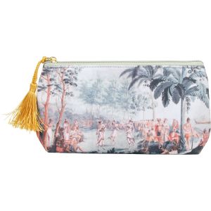 Trousse de toillette PM en tissu Iles Marquises Mathilde M