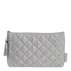 Pochette Velours Boudoir Précieux grise Mathilde M