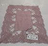 Napperon dentelle corinzio rose antique 25x35cm