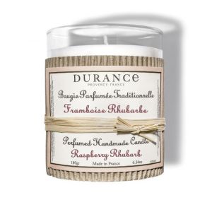 Bougie Framboise Rhubarbe Durance