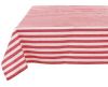 Nappe rayé 150x220cm Blanc Mariclo