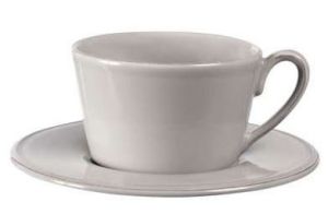 Tasse petit déjeuner Constance gris Perle Coté Table