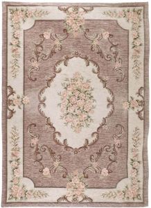 Tapis 65x110cm motif Blanc Mariclo