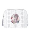 Trousse de toilette Elgante GM Courtisanes grise  Mathilde M