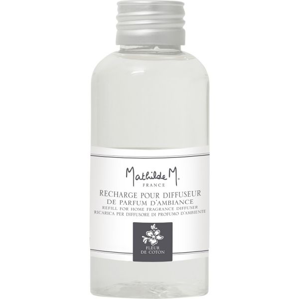 Recharge diffuseur 100ml Fleur de coton Mathilde M | Coté Déco Coté Jardin