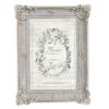 Cadre Photo déco gris et or Blanc Mariclo