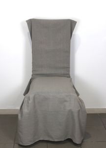 Housse de chaise grise Coté Déco
