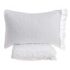 Set édredon+2 housses coussins Blanc Mariclo