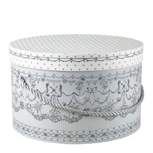 Boîte chapeau GM Dentelle Aquarelle Mathilde M